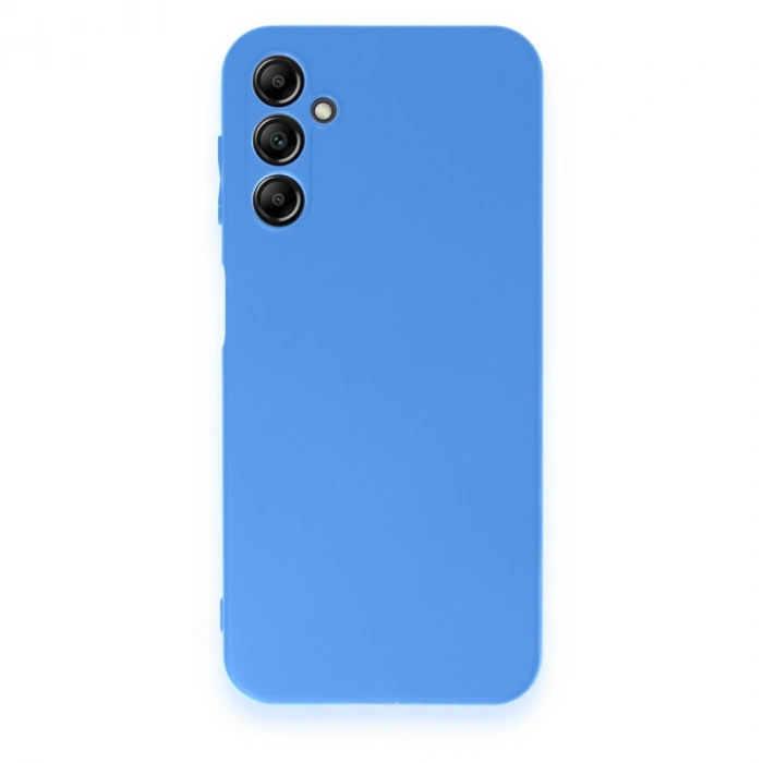 Samsung Galaxy A24 4g Kılıf First Silikon - Mavi