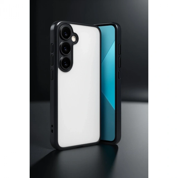 Samsung Galaxy A24 4g Prime Kılıf Razer Lensli Silikon - Gümüş