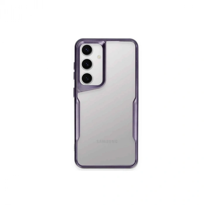 Samsung Galaxy A25 5g Kılıf Boyi Silikon Kapak - Derin Mor