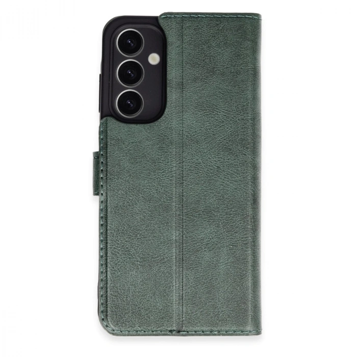 Samsung Galaxy A25 5g Kılıf Trend S Plus Kapaklı Kılıf - Yeşil