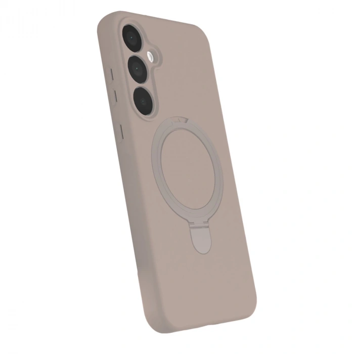 Samsung Galaxy A25 5g Regal Magsafe Standlı Kapak - Çöl Titanyum