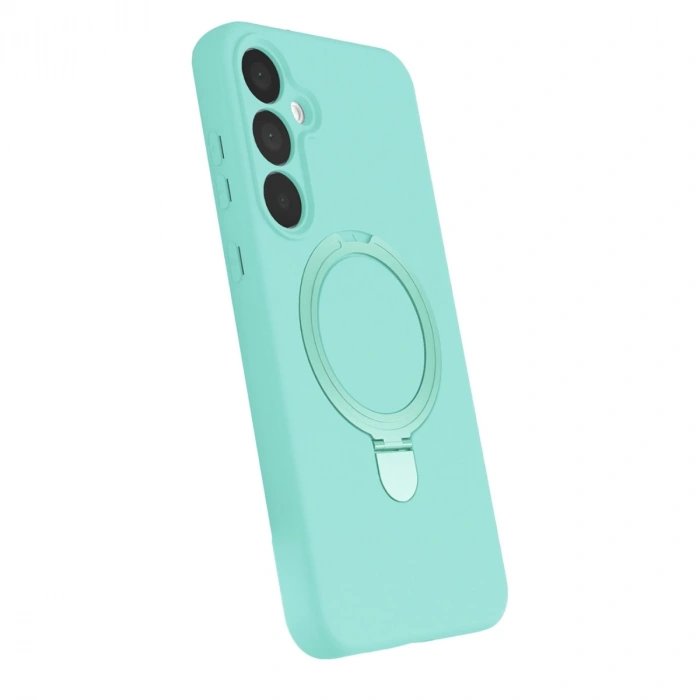 Samsung Galaxy A25 5g Regal Magsafe Standlı Kapak - Su Yeşili