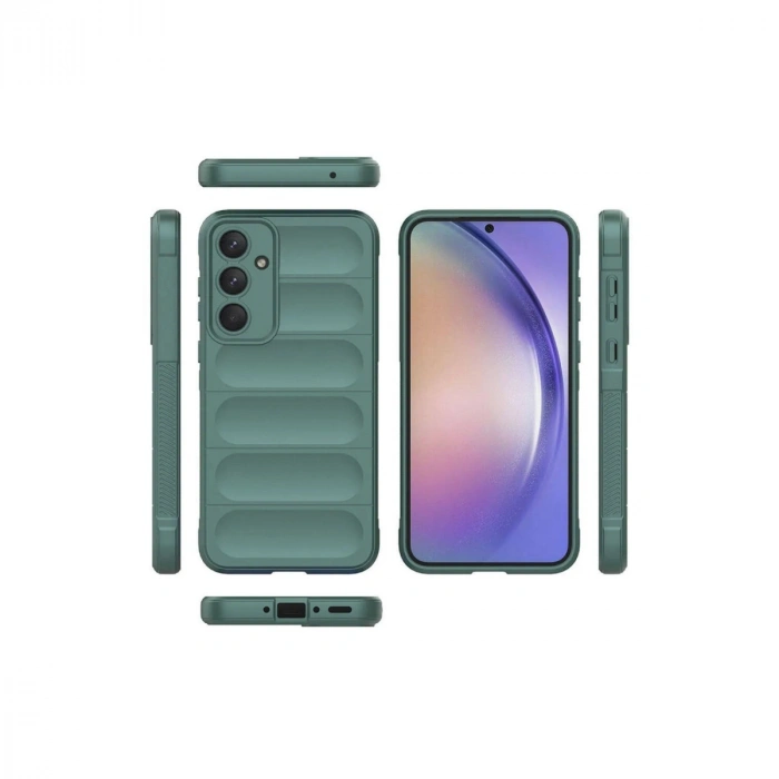 Samsung Galaxy A26 Kılıf Optimum Silikon - Koyu Yeşil