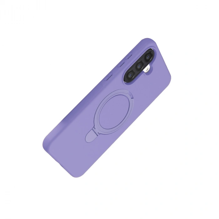 Samsung Galaxy A26 Regal Magsafe Standlı Kapak - Lila
