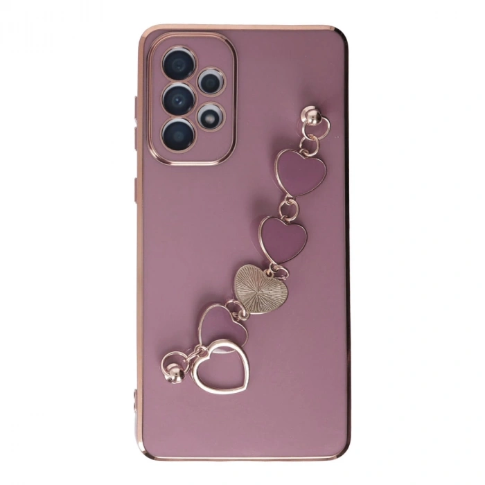 Samsung Galaxy A33 5g Kılıf Esila Silikon - Mor