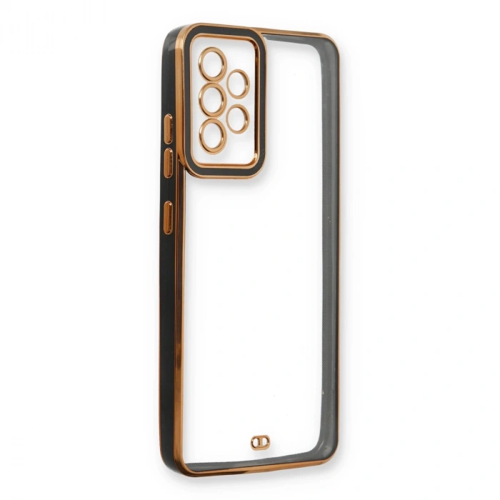 Samsung Galaxy A33 5g Kılıf Liva Lens Silikon - Siyah