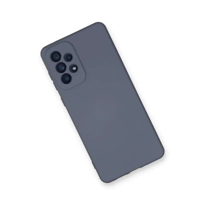 Samsung Galaxy A33 5g Kılıf Nano İçi Kadife Silikon - Gri