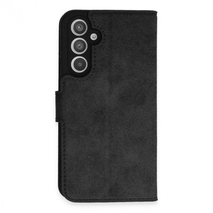 Samsung Galaxy A34 5g Kılıf Trend S Plus Kapaklı Kılıf - Siyah