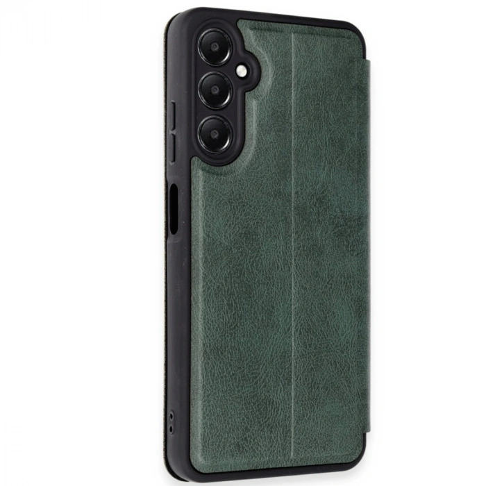 Samsung Galaxy A36 Kılıf Flip Cover - Koyu Yeşil