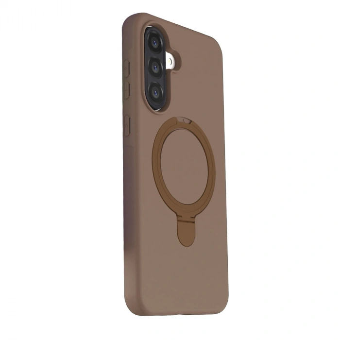 Samsung Galaxy A37 5g Regal Magsafe Standlı Kapak - Çöl Titanyum