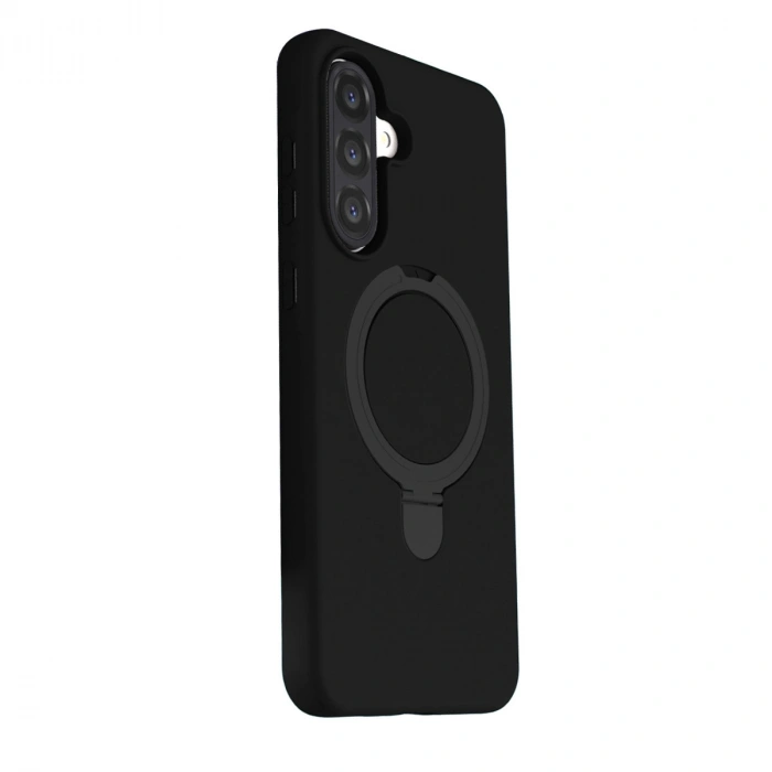 Samsung Galaxy A37 5g Regal Magsafe Standlı Kapak - Siyah