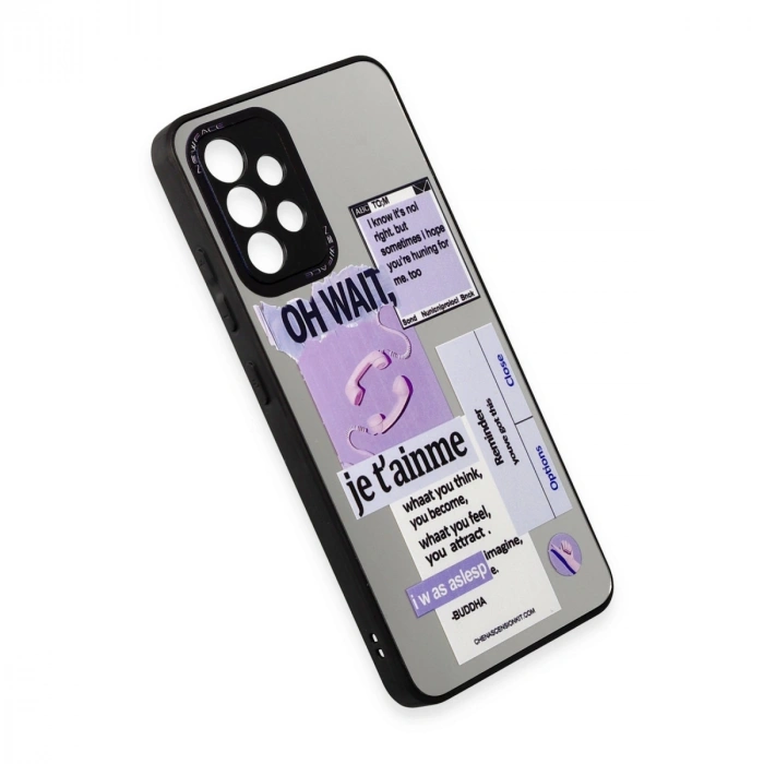 Samsung Galaxy A52 Kılıf Mirror Desenli Kapak - Mirror - 4