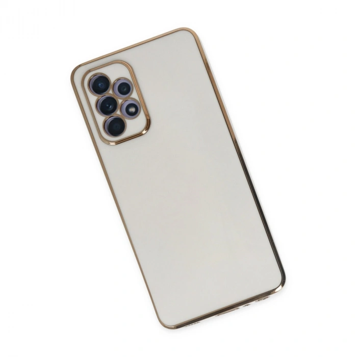 Samsung Galaxy A52 Kılıf Volet Silikon - Beyaz