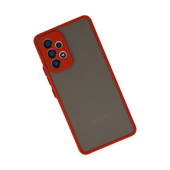 Samsung Galaxy A53 5g Kılıf Montreal Silikon Kapak - Kırmızı