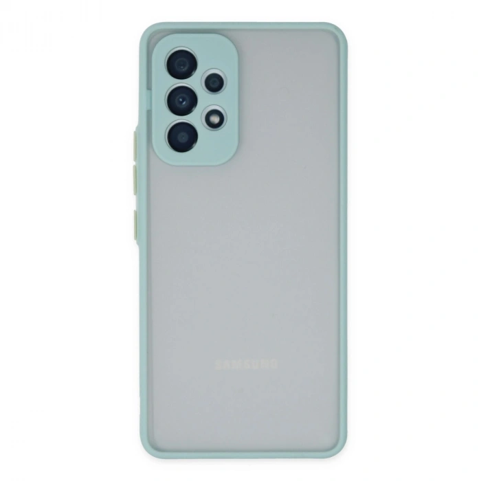 Samsung Galaxy A53 5g Kılıf Montreal Silikon Kapak - Turkuaz