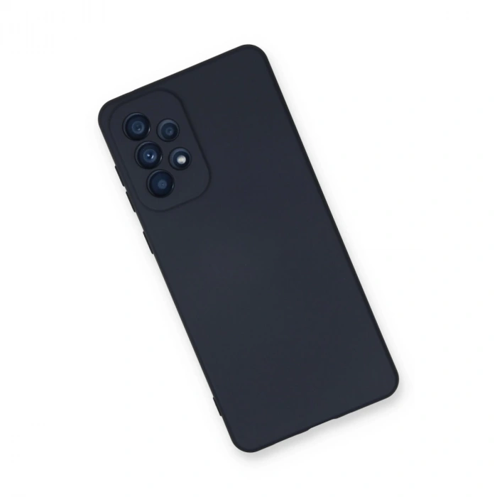 Samsung Galaxy A53 5g Kılıf Nano İçi Kadife Silikon - Lacivert
