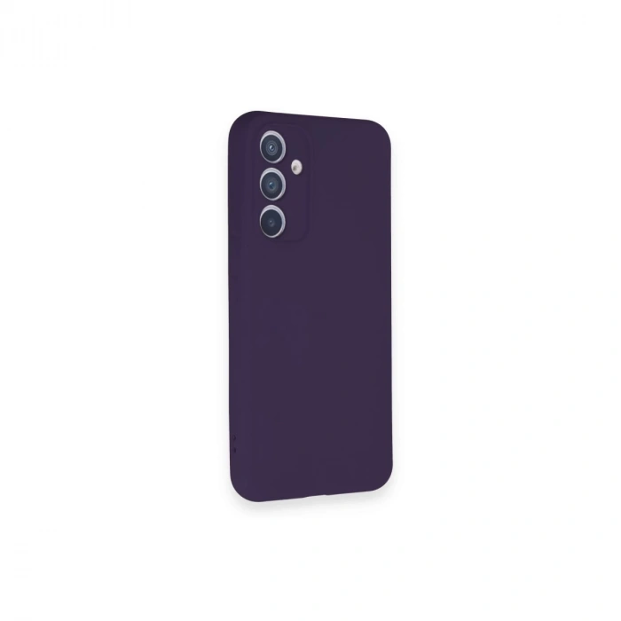 Samsung Galaxy A54 5g Kılıf Nano İçi Kadife Silikon - Mor