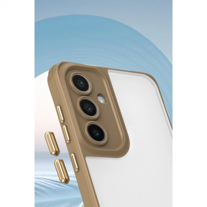 Samsung Galaxy A55 5g Kılıf Penta Silikon Kılıf - Çöl Titanyum