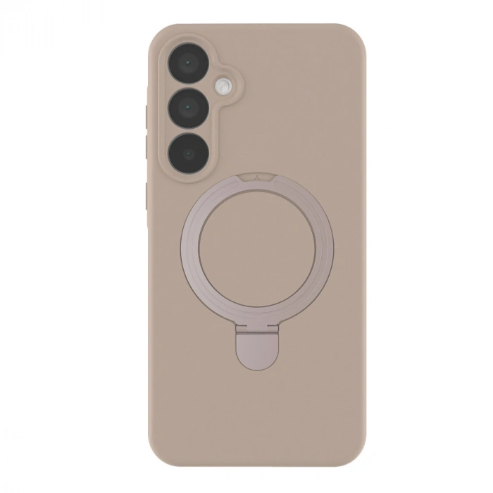 Samsung Galaxy A55 5g Regal Magsafe Standlı Kapak - Çöl Titanyum