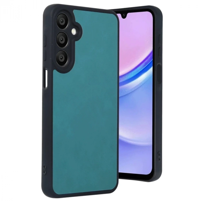 Samsung Galaxy A56 Kılıf Aras Deri Kapak - Açık Yeşil