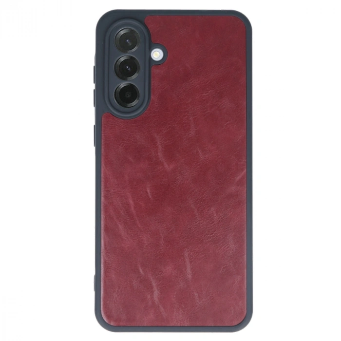 Samsung Galaxy A56 Kılıf Aras Deri Kapak - Bordo