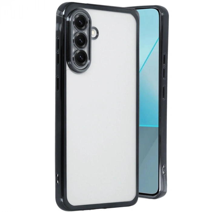 Samsung Galaxy A56 Kılıf Razer Lensli Silikon - Siyah