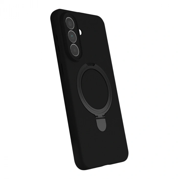 Samsung Galaxy A57 5g Regal Magsafe Standlı Kapak - Siyah