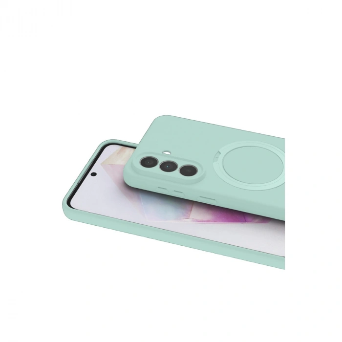 Samsung Galaxy A57 5g Regal Magsafe Standlı Kapak - Su Yeşili