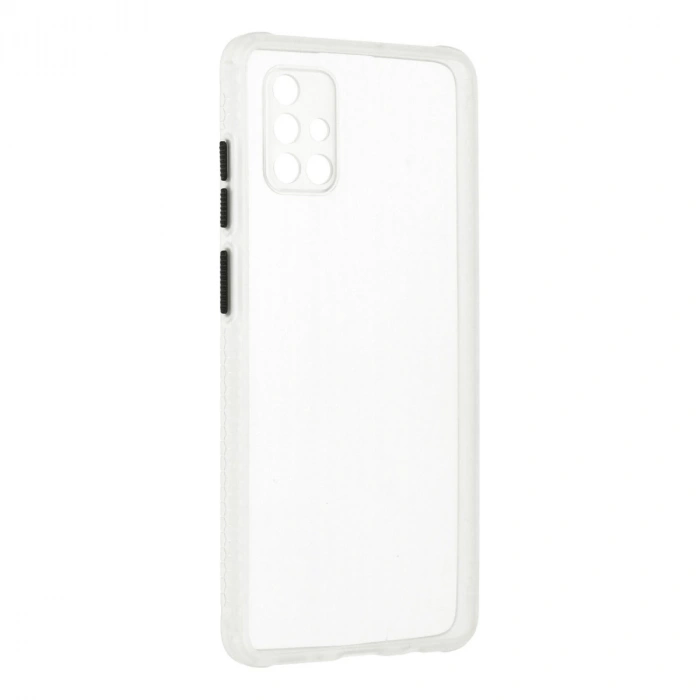 Samsung Galaxy A71 Kılıf Miami Şeffaf Silikon - Şeffaf