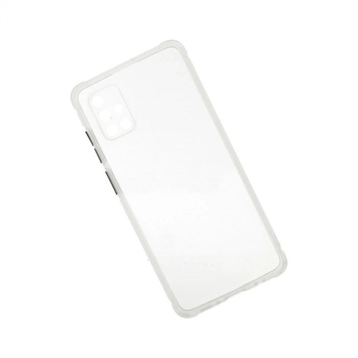 Samsung Galaxy A71 Kılıf Miami Şeffaf Silikon - Şeffaf