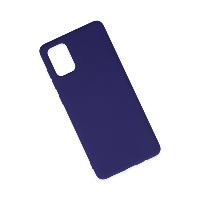 Samsung Galaxy A71 Kılıf Nano İçi Kadife Silikon - Mor