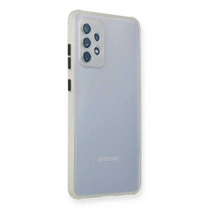 Samsung Galaxy A72 Kılıf Miami Şeffaf Silikon - Şeffaf