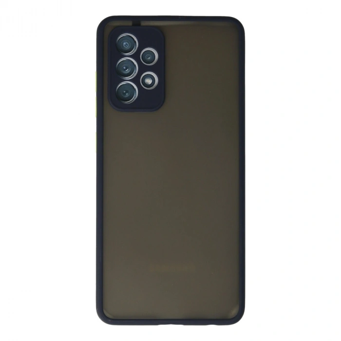 Samsung Galaxy A72 Kılıf Montreal Silikon Kapak - Lacivert