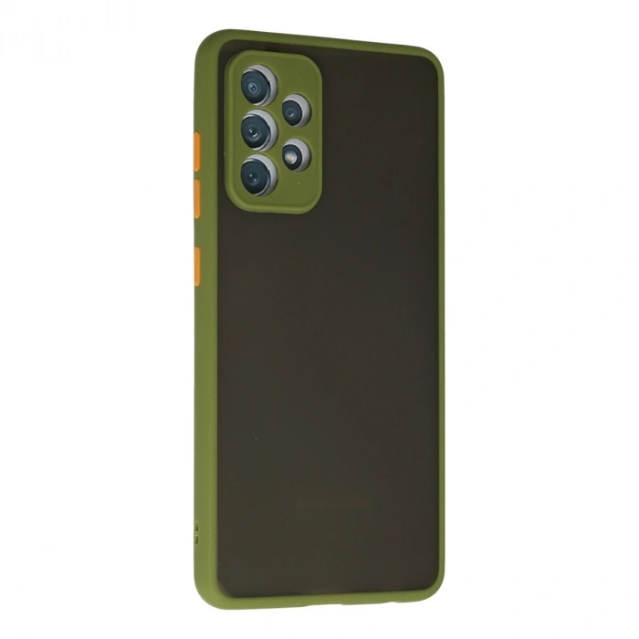 Samsung Galaxy A72 Kılıf Montreal Silikon Kapak - Yeşil