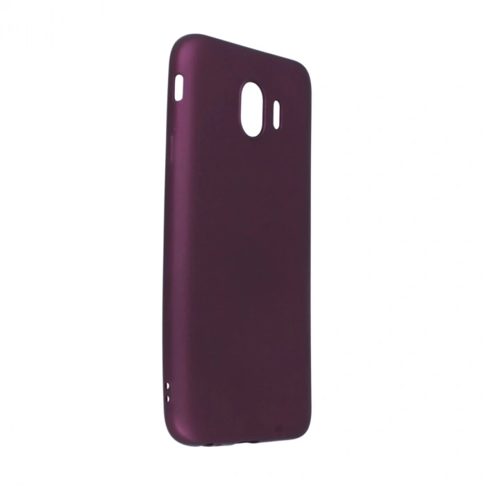 Samsung Galaxy J4 Kılıf First Silikon - Mürdüm