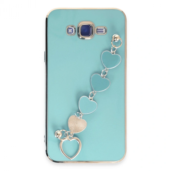 Samsung Galaxy J7 Kılıf Esila Silikon - Su Yeşili