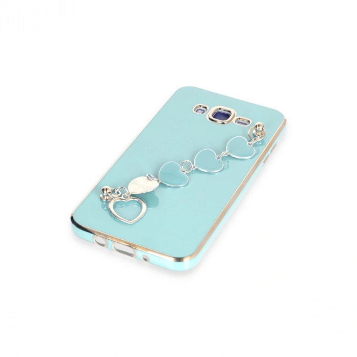 Samsung Galaxy J7 Kılıf Esila Silikon - Su Yeşili