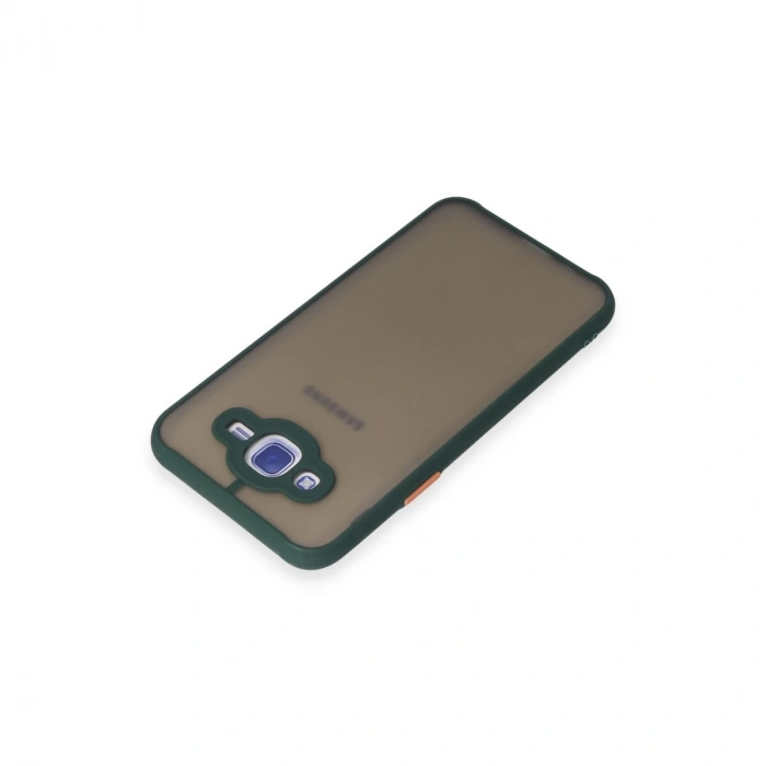 Samsung Galaxy J7 Kılıf Montreal Silikon Kapak - Yeşil