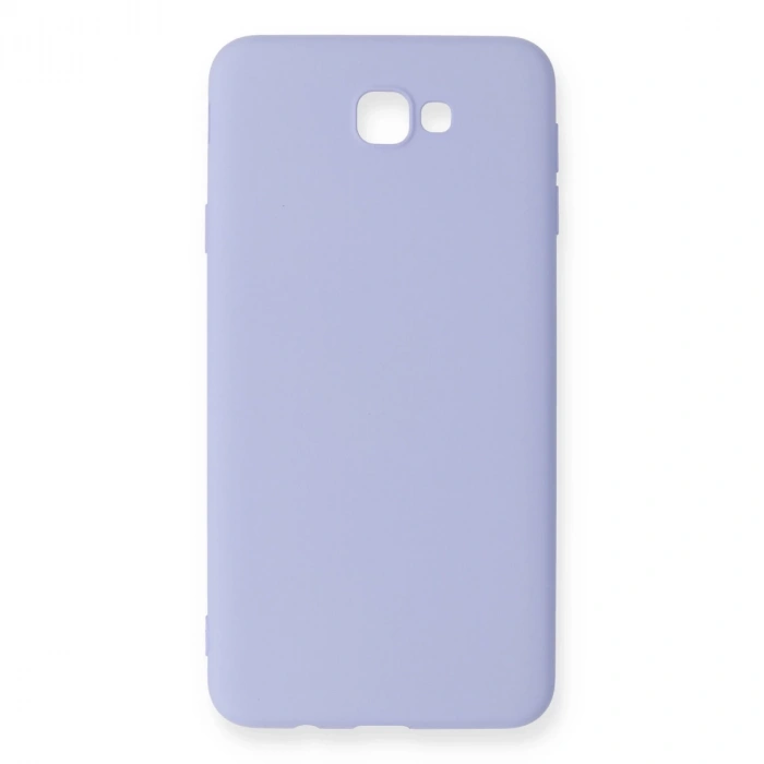 Samsung Galaxy J7 Prime Kılıf Nano İçi Kadife Silikon - Lila