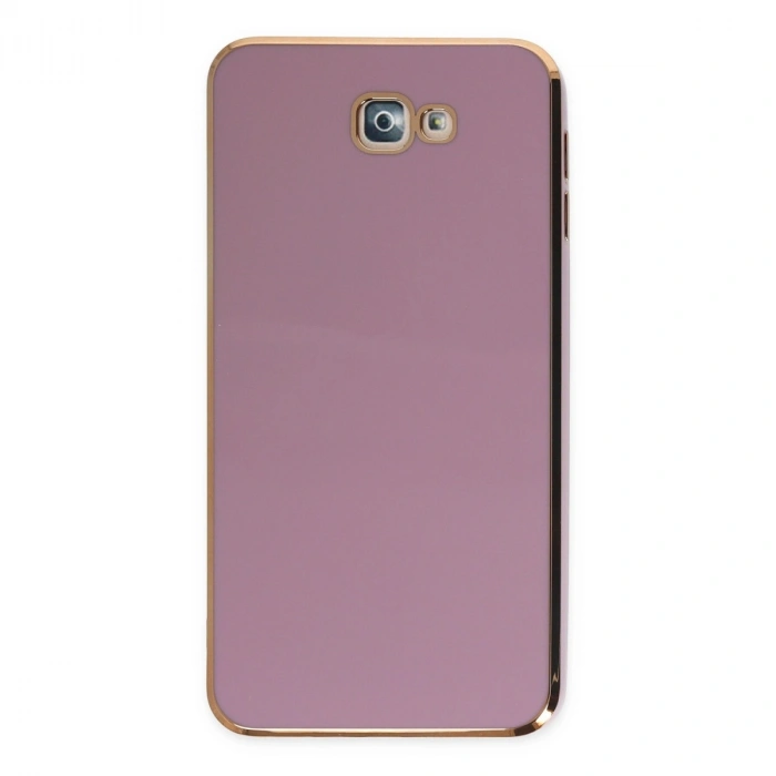 Samsung Galaxy J7 Prime Kılıf Volet Silikon - Mor