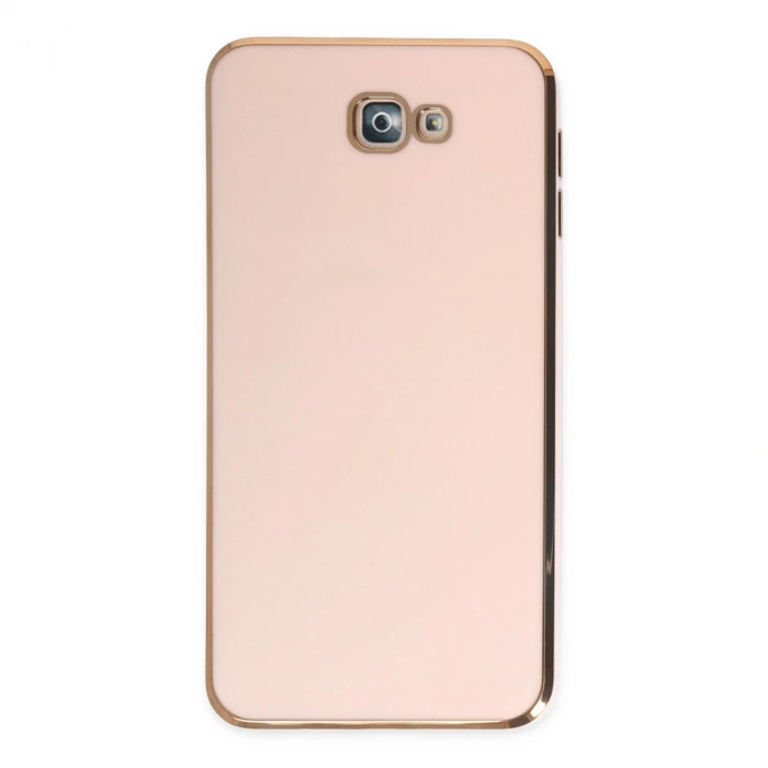 Samsung Galaxy J7 Prime Kılıf Volet Silikon - Pembe