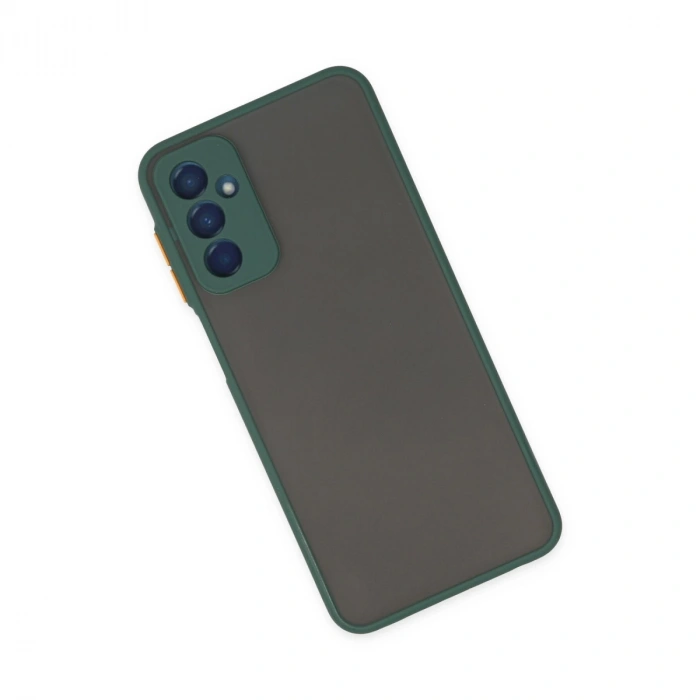 Samsung Galaxy M13 Kılıf Montreal Silikon Kapak - Yeşil