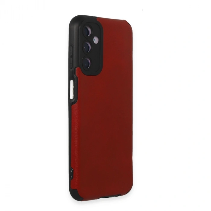 Samsung Galaxy M14 5g Kılıf Loop Deri Silikon - Kırmızı