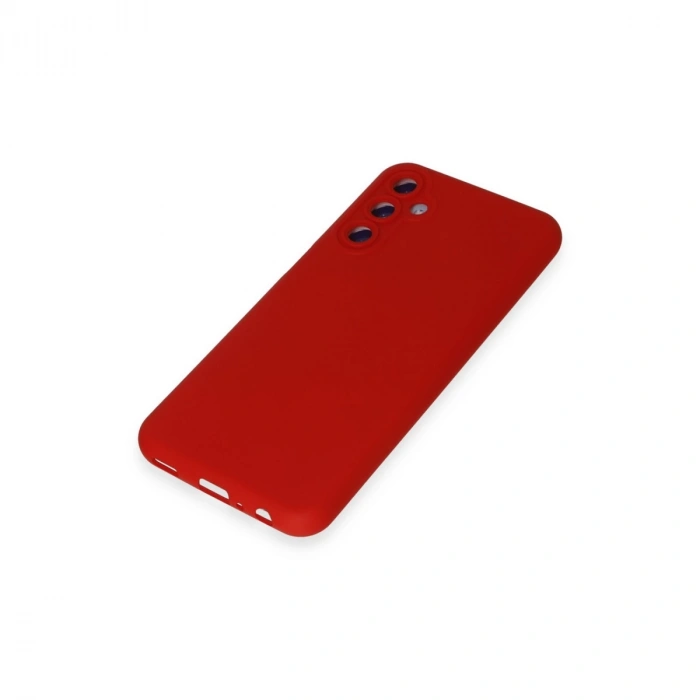 Samsung Galaxy M14 5g Kılıf Nano İçi Kadife Silikon - Kırmızı