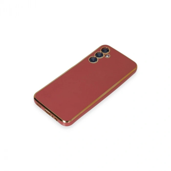 Samsung Galaxy M14 5g Kılıf Volet Silikon - Kırmızı