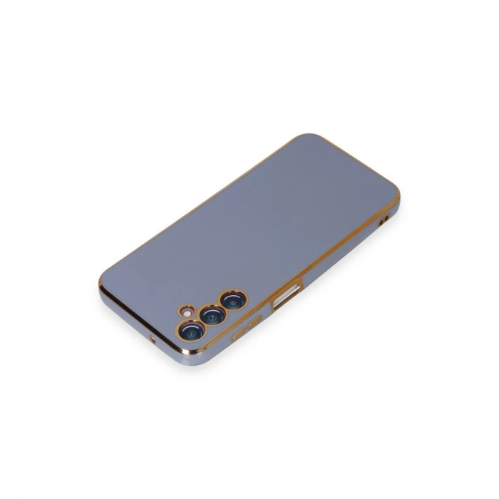 Samsung Galaxy M14 5g Kılıf Volet Silikon - Mavi