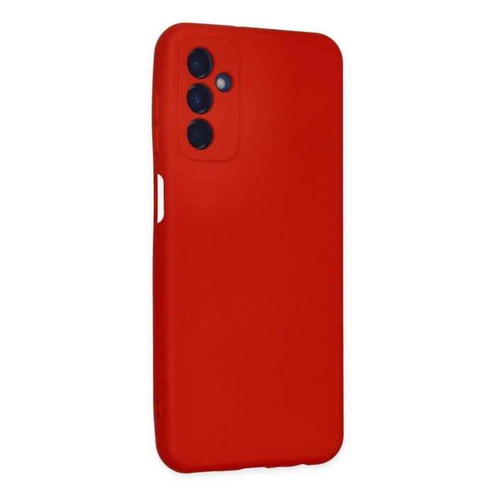 Samsung Galaxy M23 Kılıf Nano İçi Kadife Silikon - Kırmızı