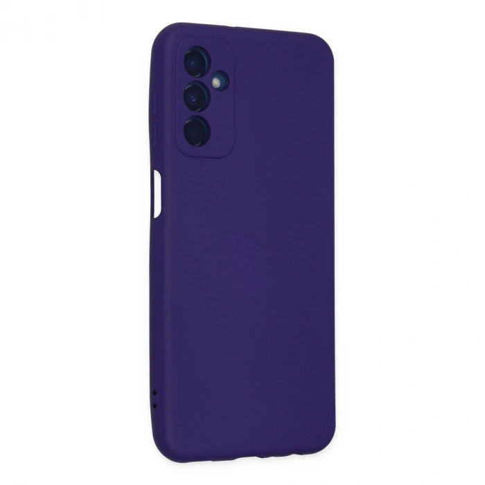 Samsung Galaxy M23 Kılıf Nano İçi Kadife Silikon - Mor
