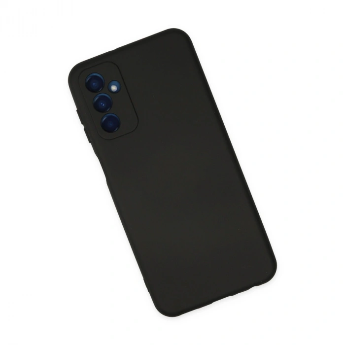 Samsung Galaxy M23 Kılıf Nano İçi Kadife Silikon - Siyah
