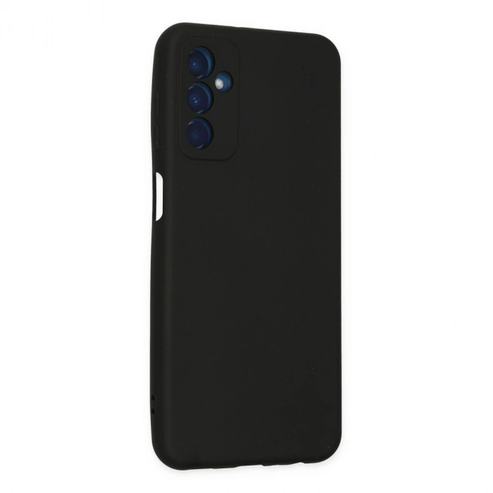 Samsung Galaxy M23 Kılıf Nano İçi Kadife Silikon - Siyah